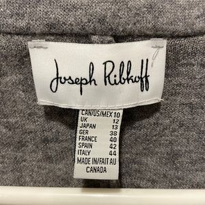 Joseph Ribkoff blazer in supple gray material - Women’s size 10